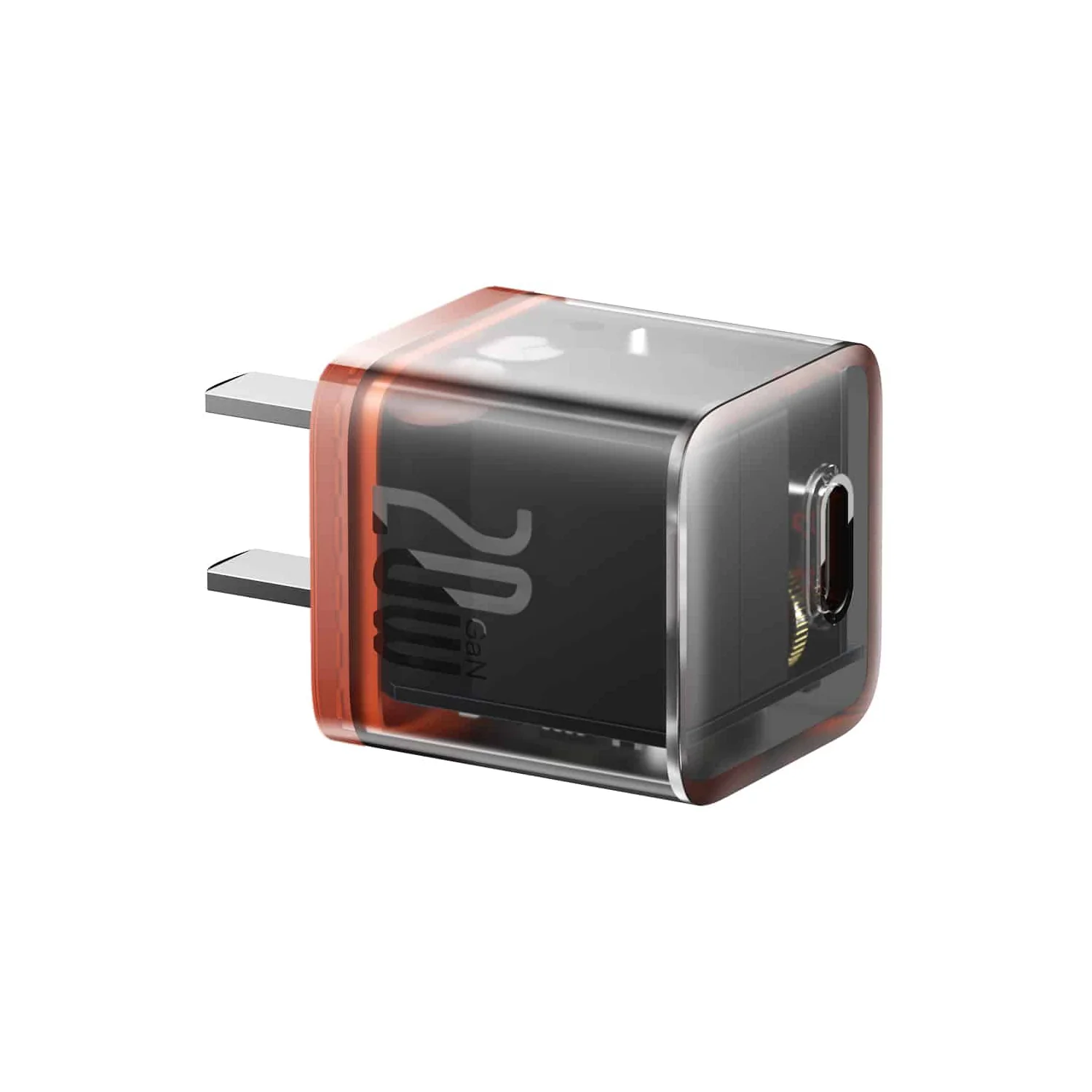 Mini Cargador 20w Baseus Carga Rápida Usb C Gan Color Negro CCGP170007 - Image 6