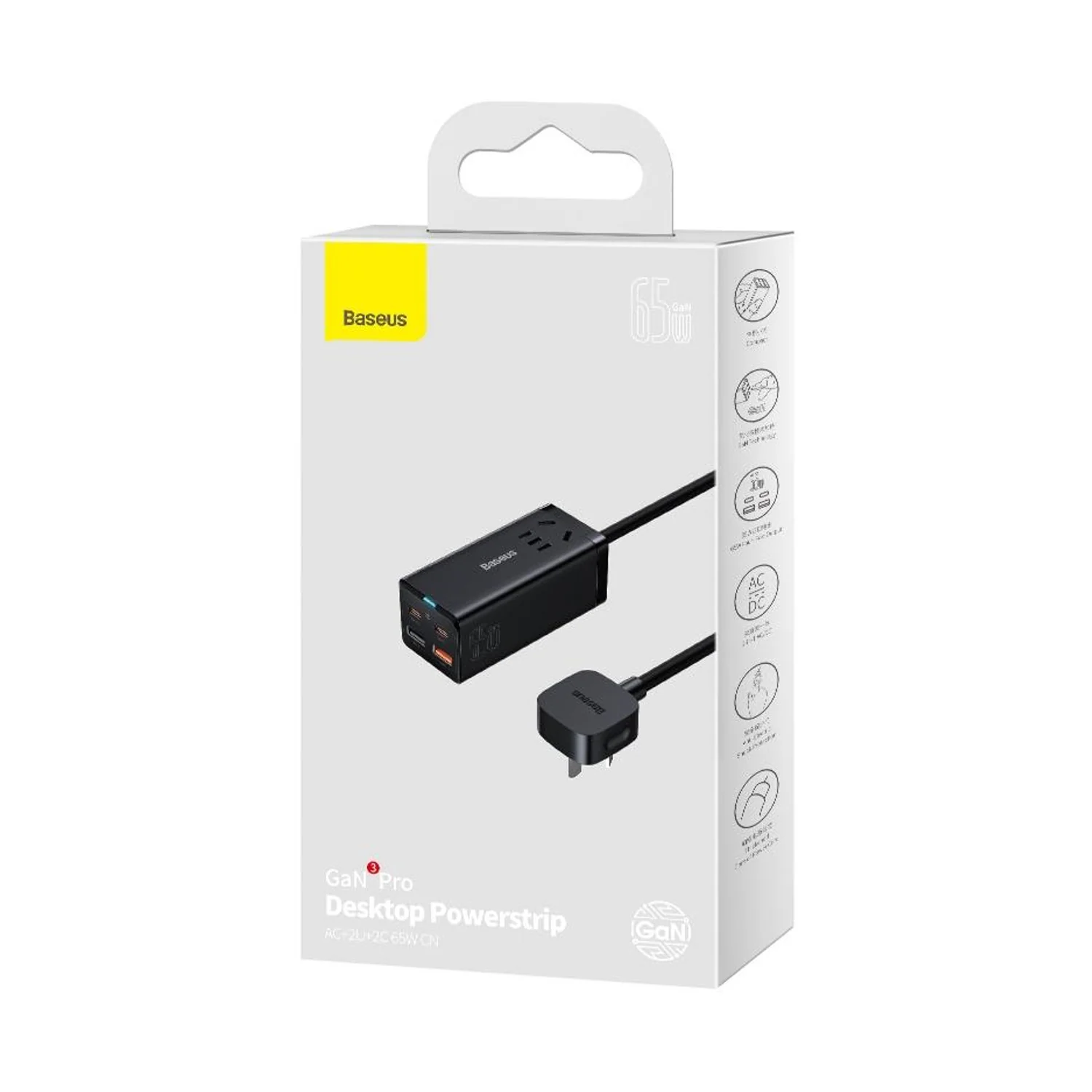 Cargador Baseus conector multi puertos carga rápida 65W PSZM000001 - Image 5