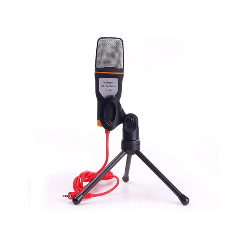 Micrófono condensador 3.5mm Semi profesional SF666 Negro - Image 3