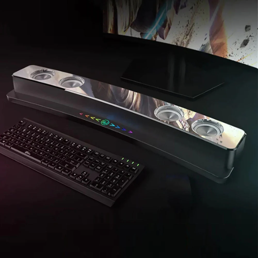 Parlante Barra Gamer Bluetooth HiFi PC Soaiy SH39 - Image 3