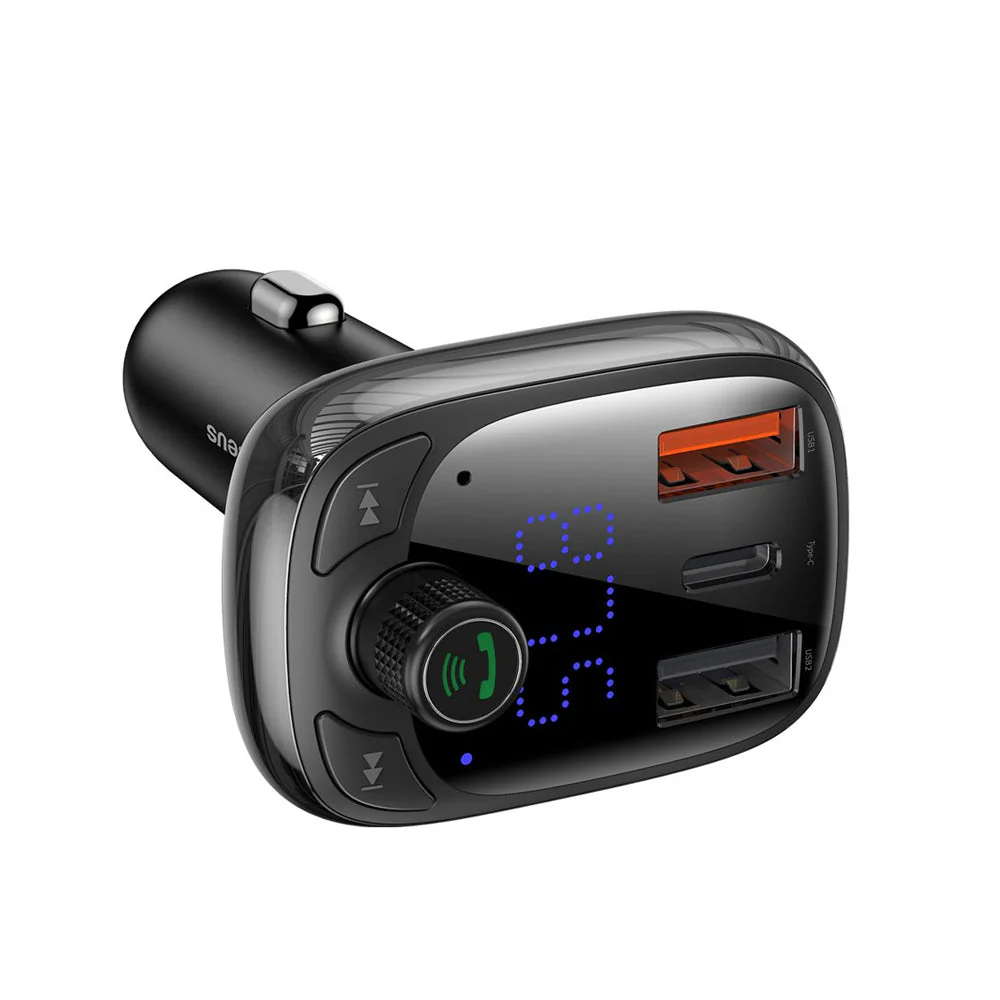 Transmisor FM Bluetooth MP3 Cargador QC Llamadas Baseus CCTM-B01 - Image 6
